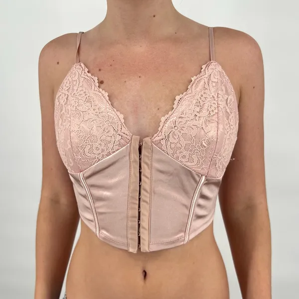 Hesperus Elegant Pink Lace Bralette - Image 3