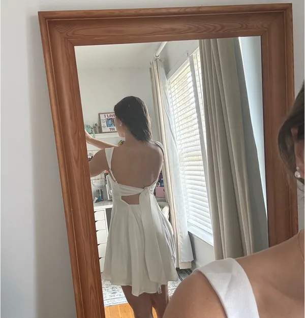 Lucy in the Sky white graduation dress - Image 2