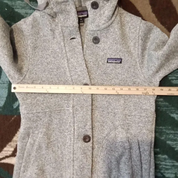 Patagonia Womens Better Sweater Coat Birch White Outdoor Winter Suze Xs - Image 5