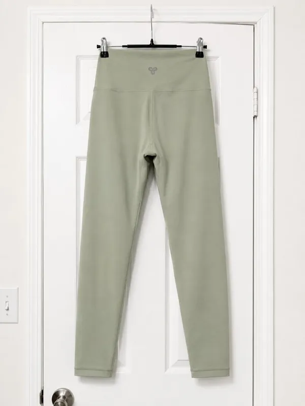 Aritzia TNA TnAction High Rise Sage Green Leggings Yoga Athletic Size Small - Image 3
