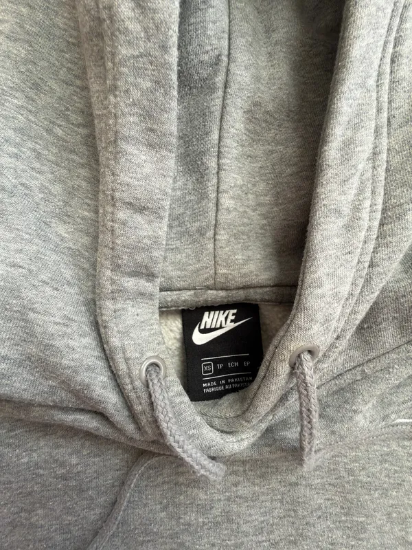 Nike Hoodie Sweatshirt Grey - Image 3
