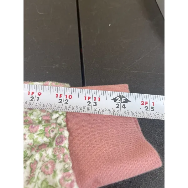 Vermont Country Store Floral Pajamas XS Pink Cotton Jogger Lounge Set Cottage - Image 13