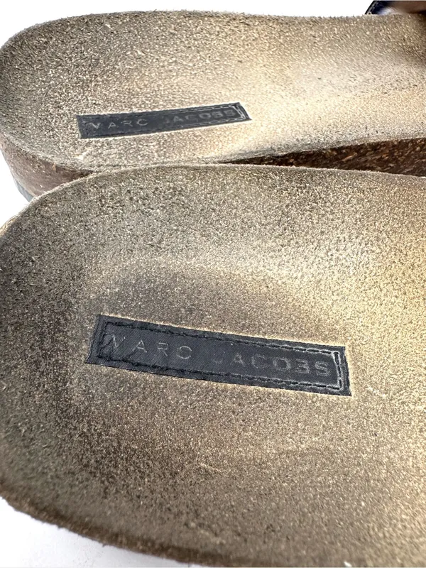 MARC JACOBS Birkenstock style shoes, vintage, made in Italy, size 40 - Image 6