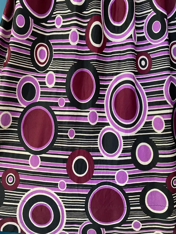 Vintage 70s Psychedelic Maxi Dress - Image 6
