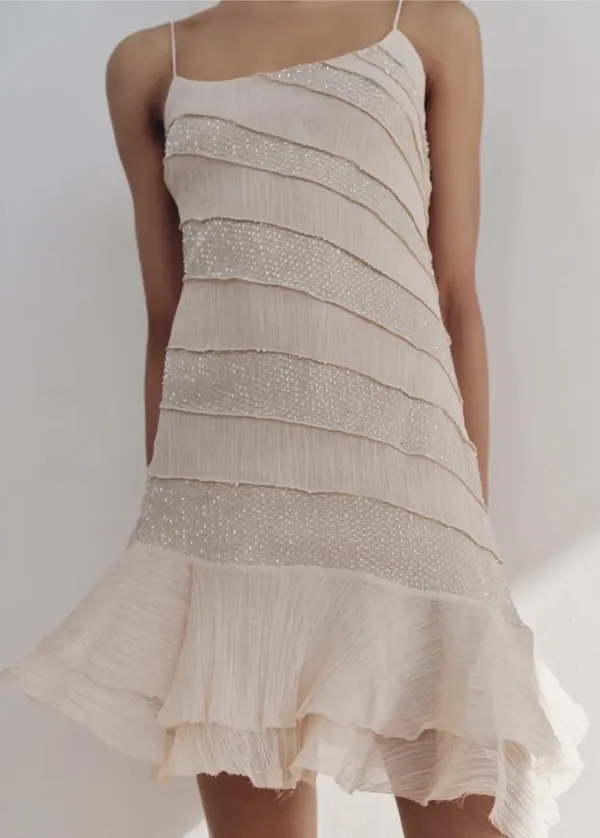 Zara Beaded Slip Dress - Image 3