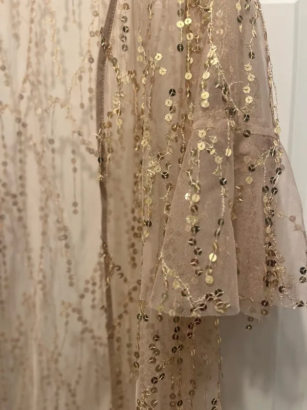 Hayden Glitter sequin Shaw - Image 3