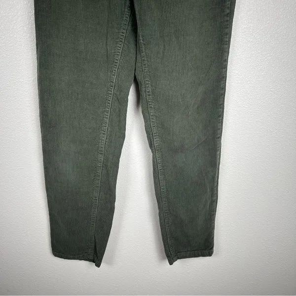 BDG Women's Mom High Rise Corduroy Dark‎ Green Pants Sz 25 - Image 4