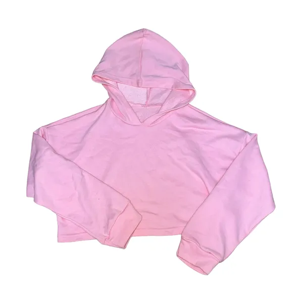 2 Piece Cropped Hoodie And Pants Sweatsuit - Image 2
