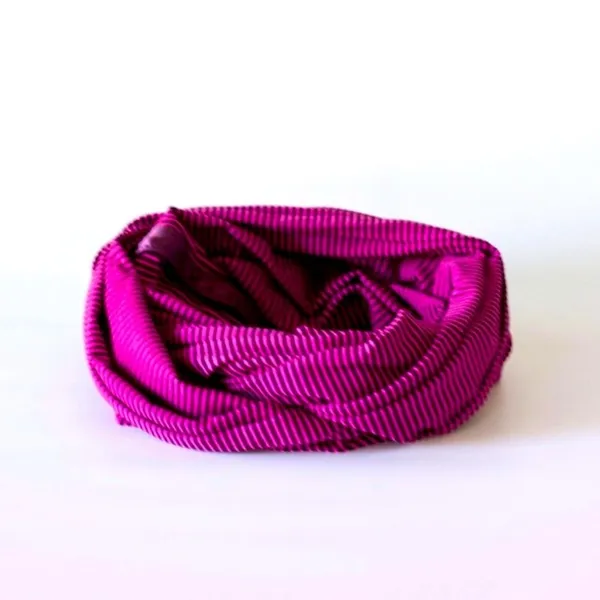 Lululemon Vinyasa Scarf Luon Light Hyper Stripe Raspberry Glo Pink Purple 466 - Image 3