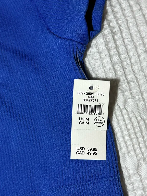 Aerie Seamless Cap Sleeve Bralette Top - Electric Blue - Image 4