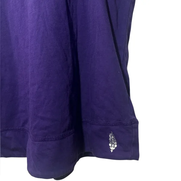Free People Movement Inhale Cotton Tank Top Blue Violet - Image 3