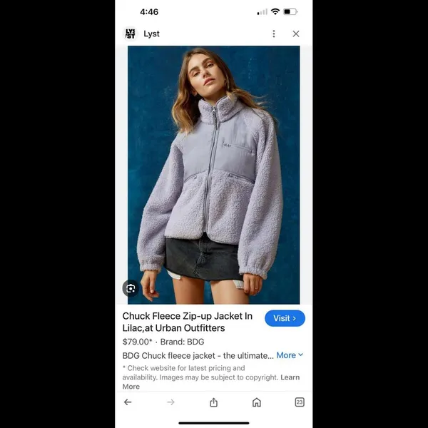 Urban Outfitters BDG Lavender Fleece - Image 8