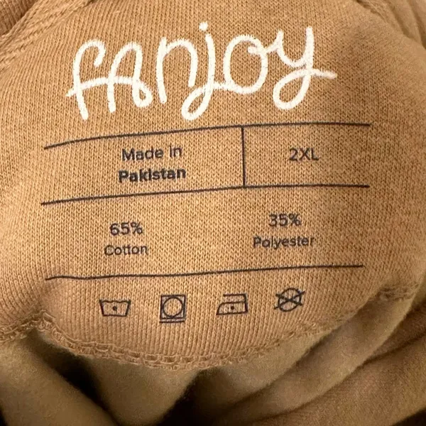 FanJoy Maia Knight Scout and Violet Tan Hoodie Size 2XL - Image 2