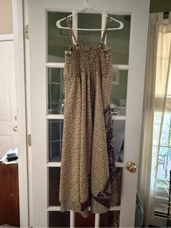 Come together smocked floral flowy dress size S - Image 2