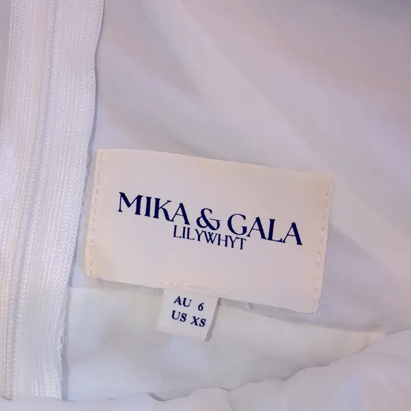 MIKA & GALA LILYWHIT white maxi dress size xsmall - Image 6