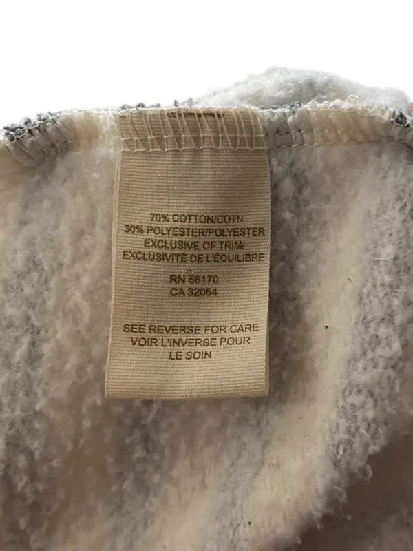 Free People Long Line Zip Up Jacket Cream Size M Athleisure Coastal Beach Cute - Image 4