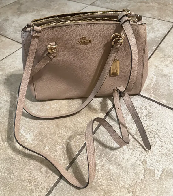 Coach Crossgrain Leather Mini Christie Carryall Handbag - Image 5