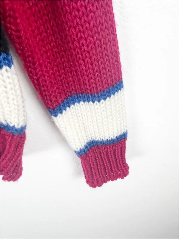 FAR & NEAR Vintage Duck Graphic Knit Long Sleeves Sweater Size Medium - Image 10