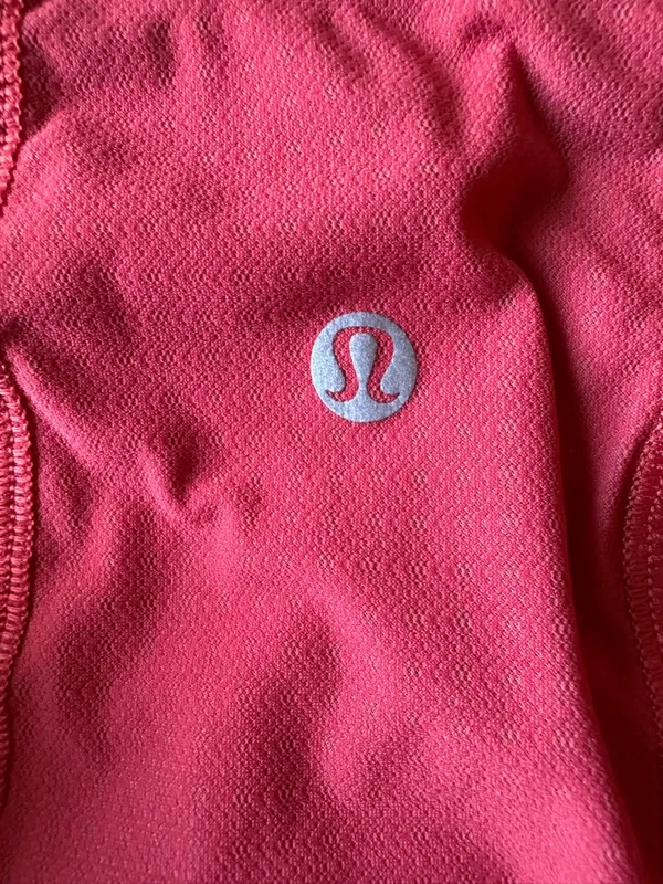 Lululemon Red‎ Half-Zip Athletic Pullover Jacket Women’s Front On the Pack Sz 10 - Image 7