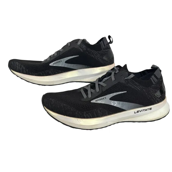 Brooks Women's Levitate 4.0 Sneakers Black Size 9.5 Running Jogging Walking Shoe - Image 4