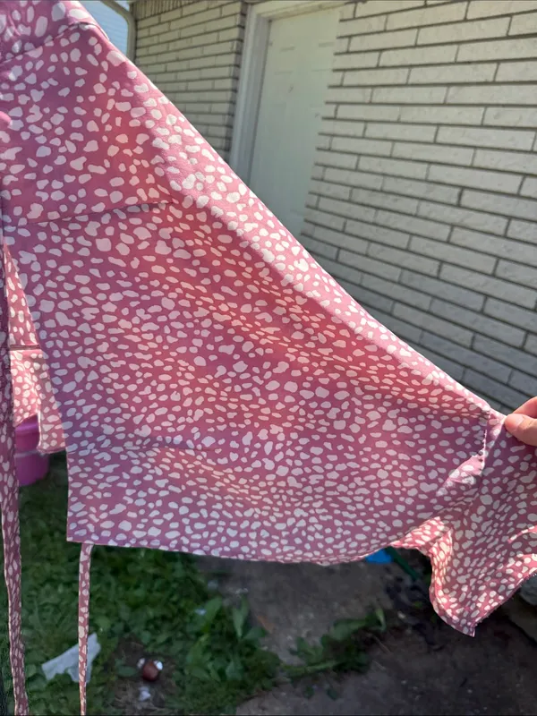 Naggo Pink Printed Wrap Jacket for Women - Image 4