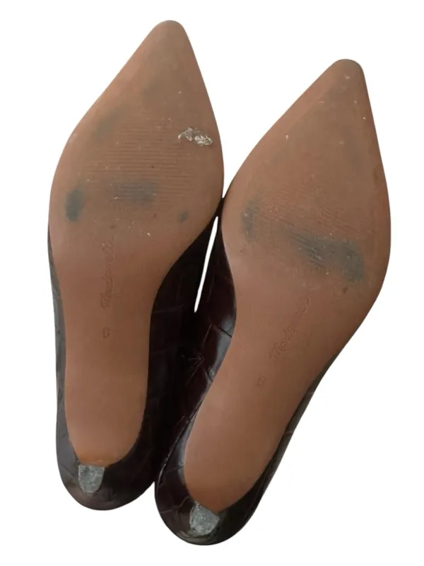 Madewell The Emilie Heeled Mule Chocolate Raisin - Image 4