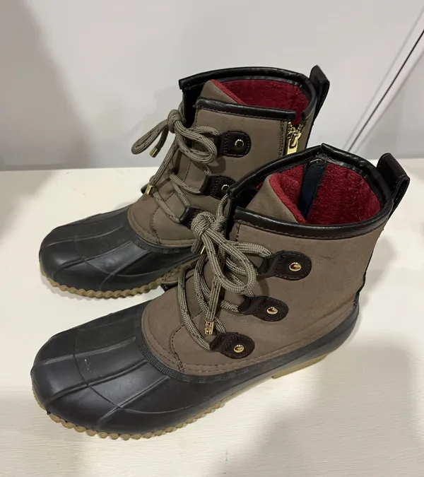 Tommy Hilfiger Women’s Reanna Lace-up/ Side Zip Duck Boots - Image 2