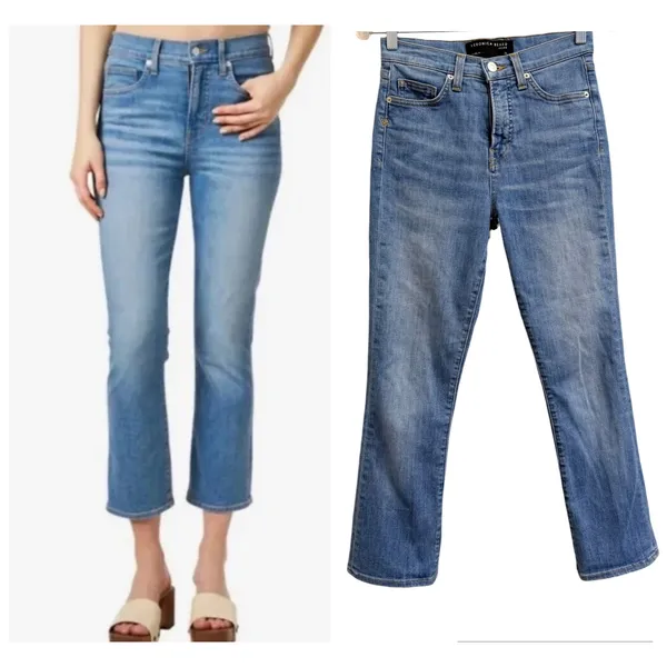 Veronica Beard Carly Kick Flare High Rise Jeans Womens Size 26‎ Lakeshore Wash - Image 2