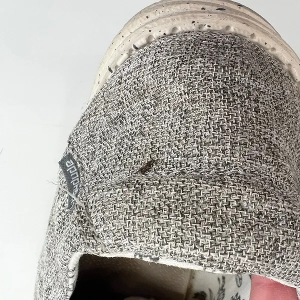 Hey Dude Women's Wendy Linen Slip-on Shoe Iron light gray travel comfort soft 11 - Image 7