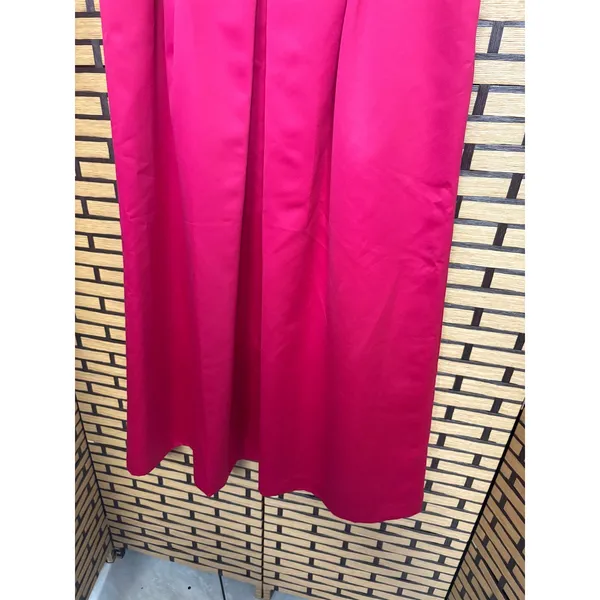 Talbots‎ Dark Pink Satin Maxi Skirt Size 10 - Image 5