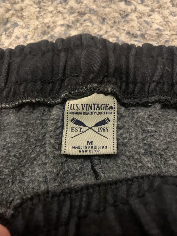 U.s. Vintage Womens dark grey joggers - Image 3