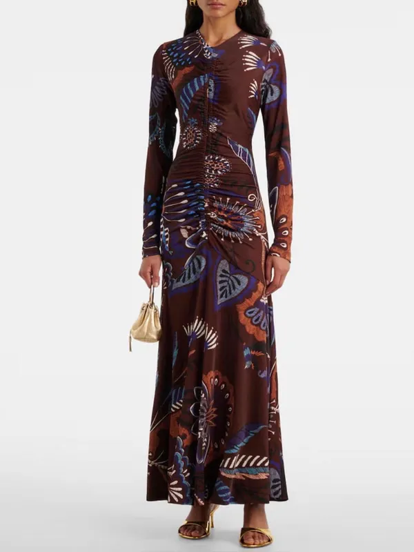NWT FARM Rio Delicate Garden Long Sleeve Maxi Dress XS - Image 5