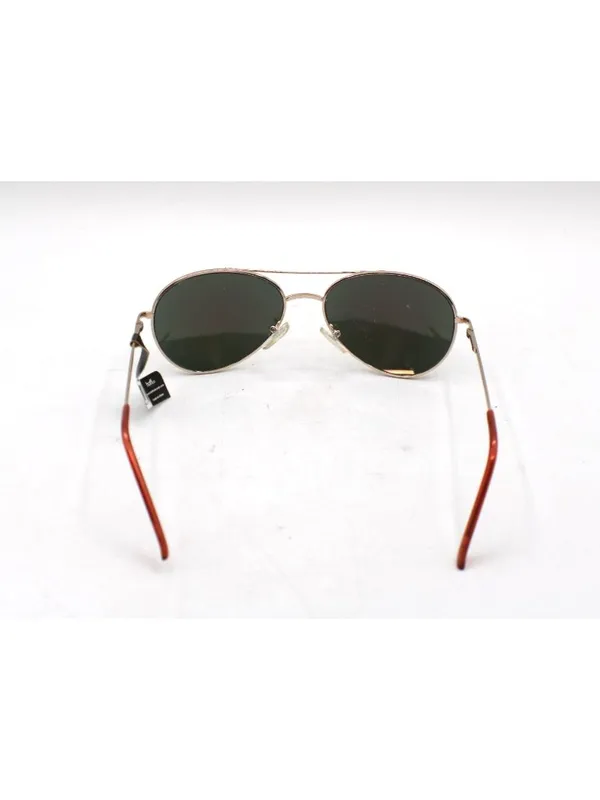 Aviator Sunglasses Gold Frame Mirrored Lenses UV400 Protection Black Pouch NEW - Image 4