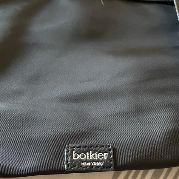 Botkier New York Black Nylon/Faux Pebbled Leather Backpack - Image 7