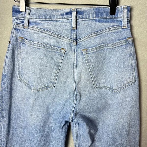 Abercrombie Womens Curve Love The 90’s Straight Ultra High-Rise Jeans 28 - Image 5