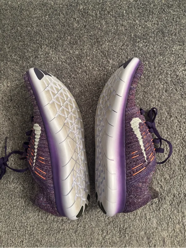 Nike Women's Free Purple Knit Running Sneakers, Size 8.5 - Image 5