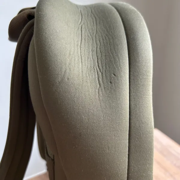 Dagne Dover Dakota Neoprene Backpack Medium Dark Moss Green Laptop Bag - Image 7