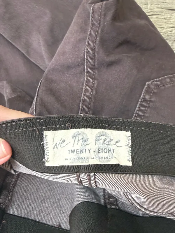 FREE PEOPLE Penny‎ Pull On Flare In Chocolate size 28 - Image 7