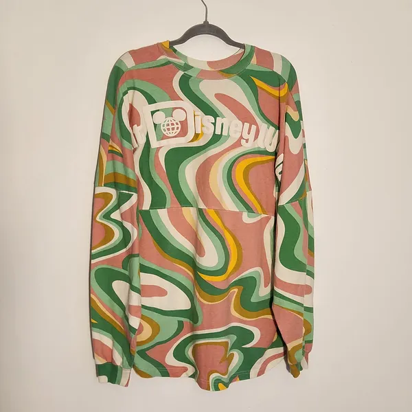 Disney Green and Pink Print Walt Disney World Oversized Jersey Tee Size XL - Image 2
