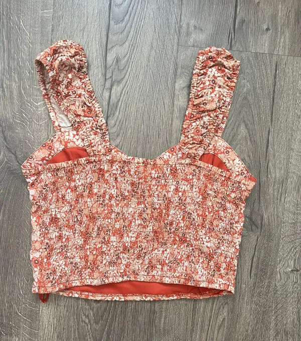 Cropped Blouse Orange - Image 2