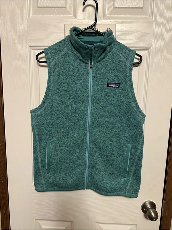 Patagonia Teal Full-Zip Fleece Vest - Image 2