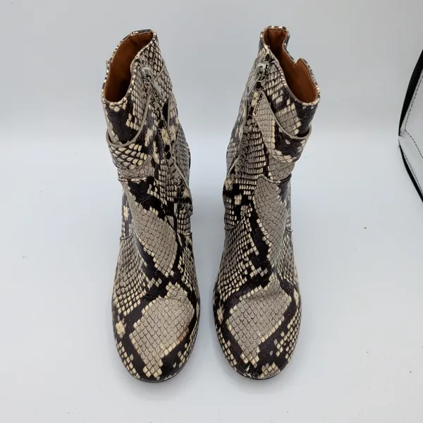 Coach Elisa Bootie FG2901 Womens‎ Snakeskin Leather Block Heel Ankle Boots 6B - Image 4