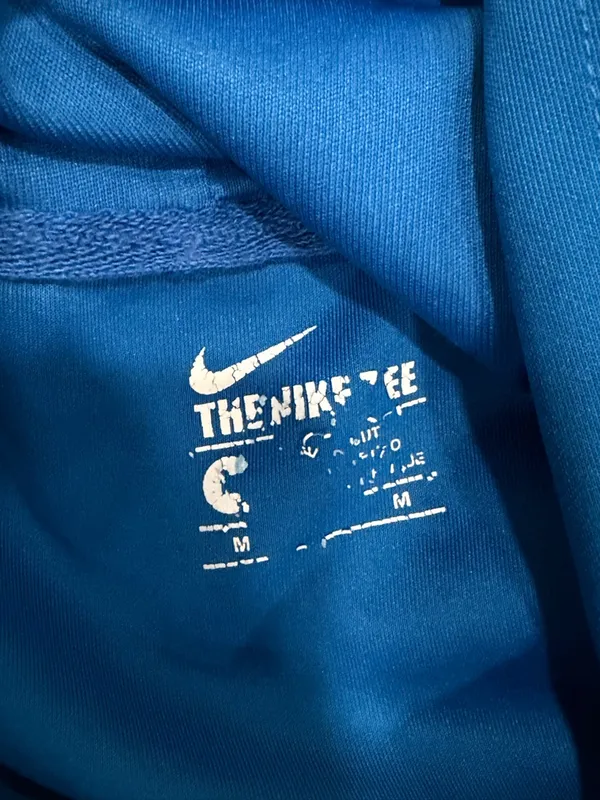 Nike The Nike Tee Royal Blue Women’s Medium Hoodie Hooded Sweatshirt - Image 4
