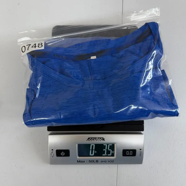Under Armour blue Crewcut short‎ sleeve activewear athletic dri-fit shirt small - Image 6
