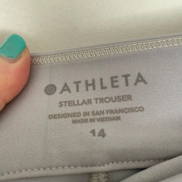 Athleta Women’s 14 Gray Stellar Trouser Pants - Image 2