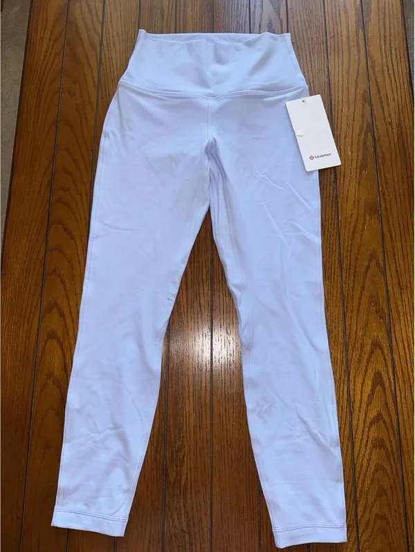 Lululemon Align High Rise 25” Pastel Blue Size 6 NWT - Image 3