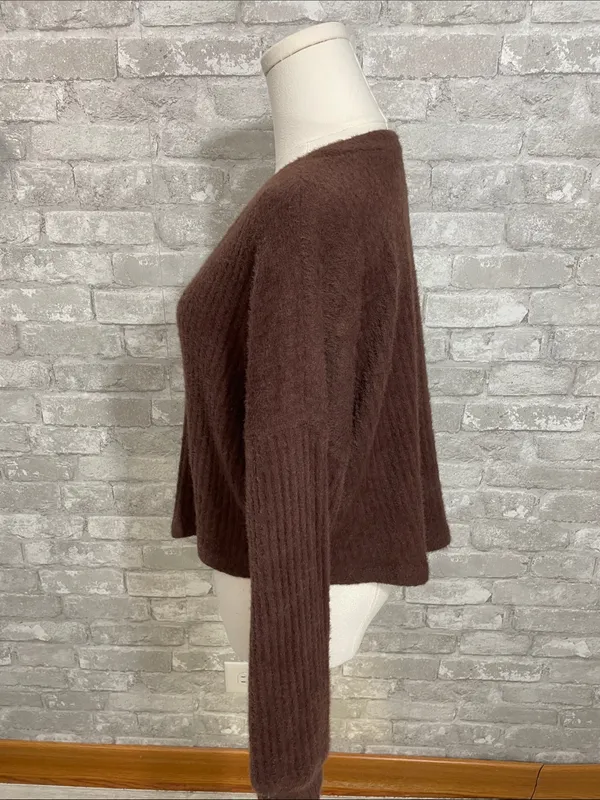 Hollister Soft V-Neck Sweater in Brown - Image 2