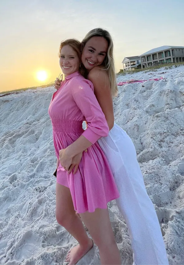 ZARA Pink Poplin Dress - Image 5