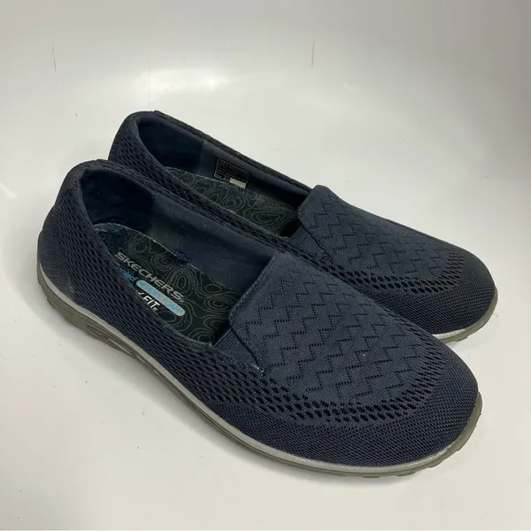 Skechers Reggae fest willows Dubai navy‎ blue comfort shoes size 10 - Image 2