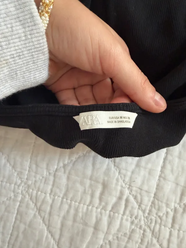 ZARA Black Halter Top - Image 3